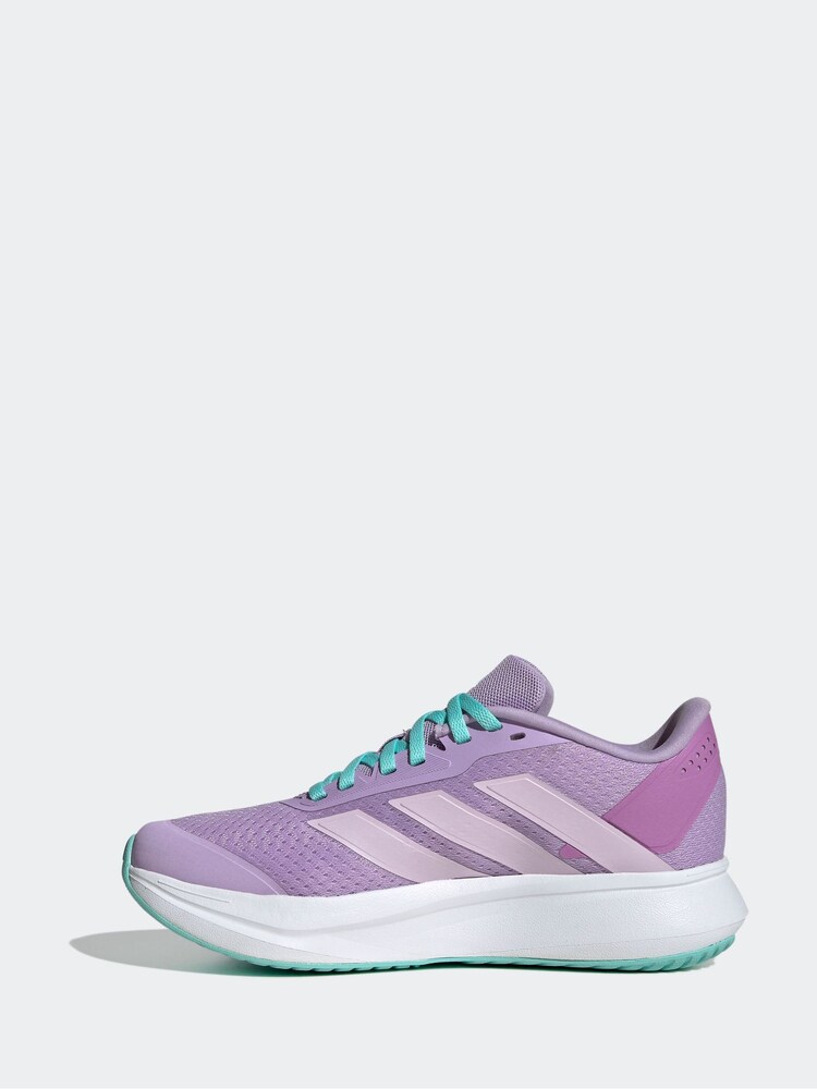 adidas Purple Duramo SL Lace Running Junior Trainers - Image 2 of 9