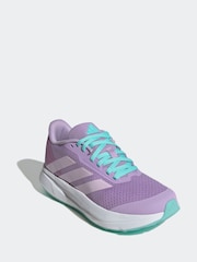 adidas Purple Duramo SL Lace Running Junior Trainers - Image 3 of 9