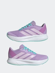 adidas Purple Duramo SL Lace Running Junior Trainers - Image 5 of 9