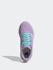 adidas Purple Duramo SL Lace Running Junior Trainers - Image 6 of 9
