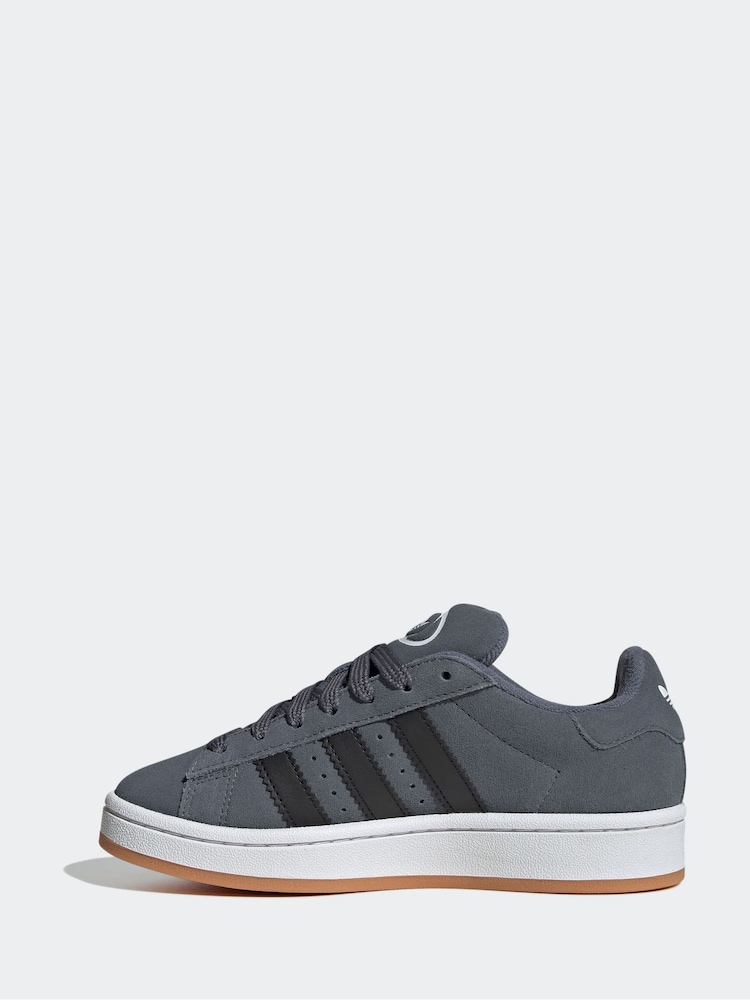 adidas Originals Grey Campus Trainers - Image 2 of 9