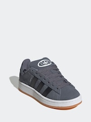 adidas Originals Grey Campus Trainers - Image 3 of 9
