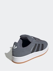 adidas Originals Grey Campus Trainers - Image 4 of 9