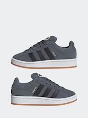 adidas Originals Grey Campus Trainers - Image 5 of 9