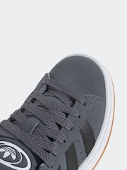 adidas Originals Grey Campus Trainers - Image 8 of 9