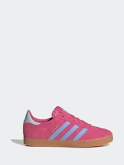 adidas Originals Pink Gazelle J Trainers - Image 1 of 9