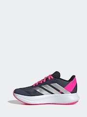adidas Navy/Pink Duramo Juniors Running Shoes - Image 2 of 9