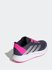 adidas Navy/Pink Duramo Juniors Running Shoes - Image 4 of 9