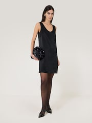 Jigsaw Blue Oversized Sequin Clutch - Image 6 of 6