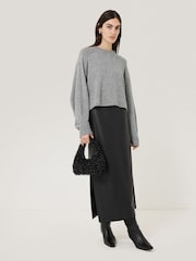Jigsaw Black Mini Tay Beaded Bag - Image 1 of 6