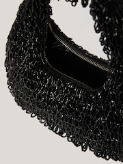 Jigsaw Black Mini Tay Beaded Bag - Image 3 of 6