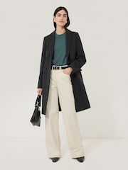Jigsaw Blue Wool Cashmere Poncho Jumper - Image 5 of 6