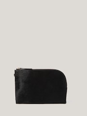 Jigsaw Black Sophia Calf Hair Pouch - Image 2 of 6