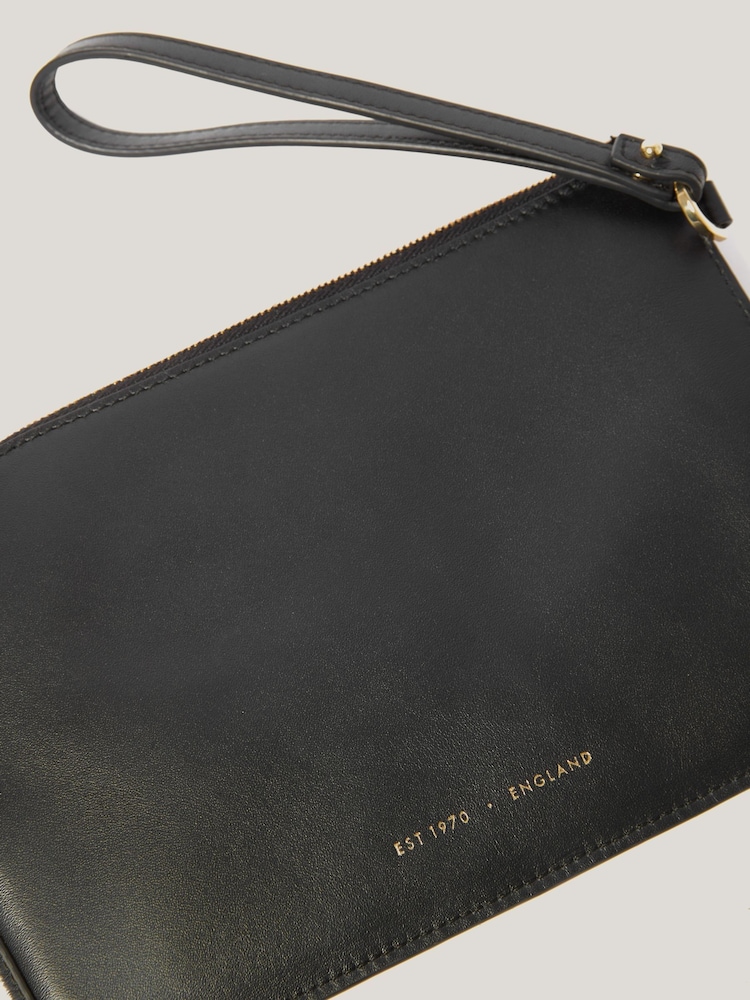 Jigsaw Black Sophia Calf Hair Pouch - Image 4 of 6