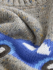 Grey Car Knitted Jumper (3mths-7yrs) - Image 7 of 7