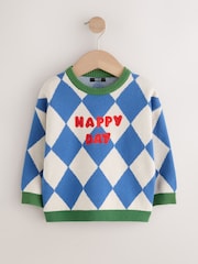 Multi Bright Knitted Jumper (3mths-7yrs) - Image 1 of 4