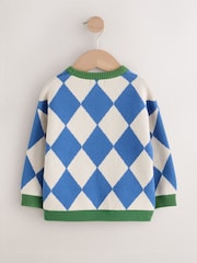 Multi Bright Knitted Jumper (3mths-7yrs) - Image 2 of 4