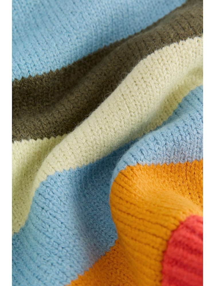 Multi Bright Stripe Character Cardigan (3mths-7yrs) - Image 2 of 8 Multi Bright Stripe Character Cardigan (3mths-7yrs) - Image 2 of 8