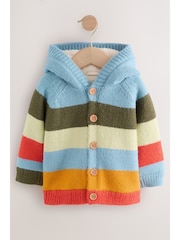 Multi Bright Stripe Character Cardigan (3mths-7yrs) - Image 4 of 8