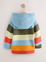 Multi Bright Stripe Character Cardigan (3mths-7yrs) - Image 6 of 8