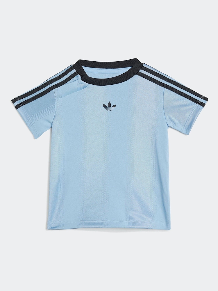 adidas Originals Blue Infant Kids T-Shirt and Shorts Set - Image 2 of 7 adidas Originals Blue Infant Kids T-Shirt and Shorts Set - Image 2 of 7