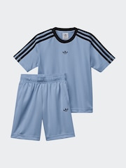 Azul - adidas Originals T-Shirt and Shorts Set Little Kids - Imagen 1 de 1