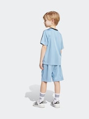 modra - Komplet majice s kratkimi rokavi in kratkih hlač adidas Originals Little Kids - Slika 2 iz 10