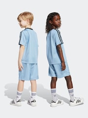 modra - Komplet majice s kratkimi rokavi in kratkih hlač adidas Originals Little Kids - Slika 6 iz 10