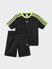 Negro - adidas Originals T-Shirt and Shorts Set Little Kids - Imagen 1 de 1