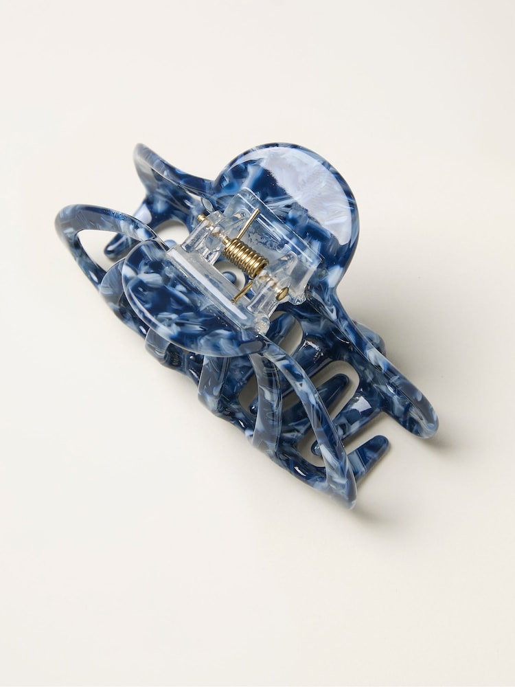 FatFace Blue Cut Out Claw Clip - Image 2 of 2