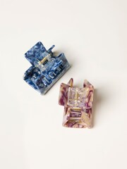 FatFace Multi 2 Pack Claw Clips - Image 1 of 2