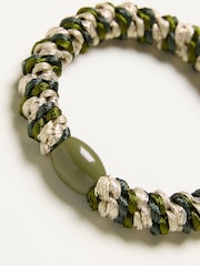 FatFace Green Twist Hair Tie - Image 2 of 2