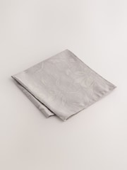 Grey/Rust Tie and Pocket Square Set - Image 4 of 4