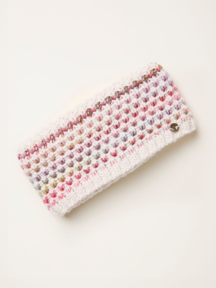 FatFace Ivory Spacedye Knitted Headband - Image 1 of 2 FatFace Ivory Spacedye Knitted Headband - Image 1 of 2