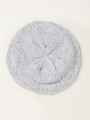 FatFace Grey Knitted Beret - Image 2 of 2