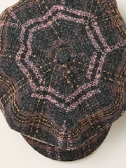 FatFace Multi Tweed Baker Boy Hat - Image 2 of 2