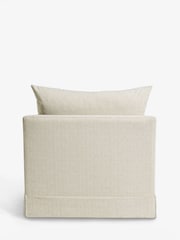 Tweedy Plain Light Natural Madeline Accent Chair - Image 5 of 11