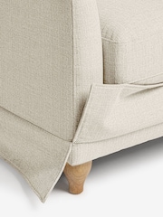 Tweedy Plain Light Natural Madeline Accent Chair - Image 7 of 11