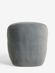 Alaska Faux Fur Slate Hattie Swivel Accent Chair - Image 7 of 9