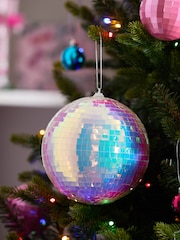 3 Pack XL Disco Ball Christmas Baubles - صورة 2 من 4