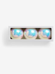 3 Pack XL Disco Ball Christmas Baubles - صورة 3 من 4