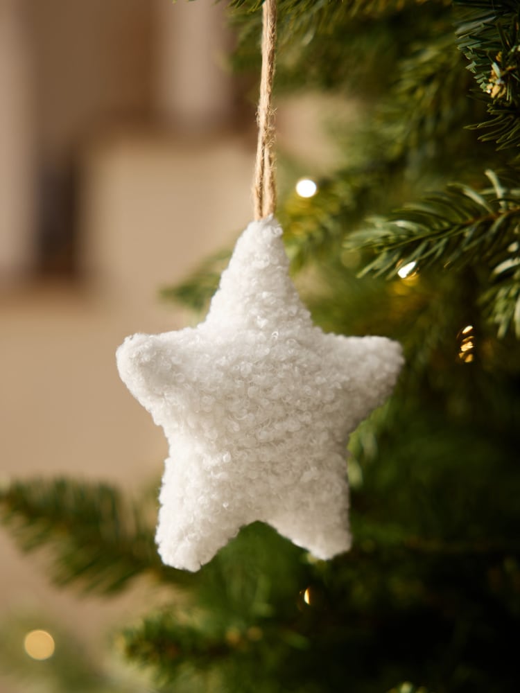6 Pack Natural Shaped Borg Christmas Baubles - Image 2 of 3