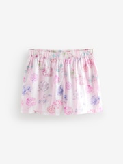 Shabby Chic by Rachel Ashwell® Pink Pumpkin Long Sleeve Button Through Short Pyjamas - Image 7 of 10