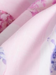 Shabby Chic by Rachel Ashwell® Pink Pumpkin Long Sleeve Button Through Short Pyjamas - Image 8 of 10