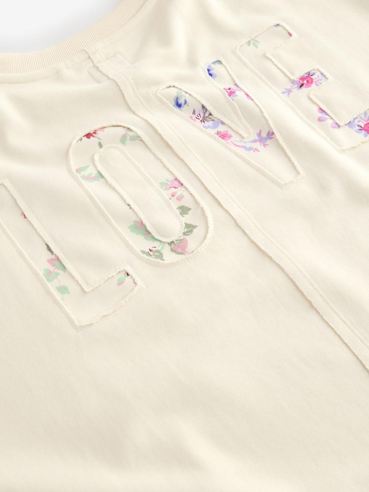 Shabby Chic by Rachel Ashwell® Garland Heart Print White Sweatshirt - Imagen 10 de 10 Shabby Chic by Rachel Ashwell® Garland Heart Print White Sweatshirt - Imagen 10 de 10