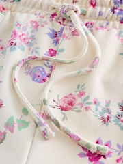 Shabby Chic by Rachel Ashwell® Ecru Garland Hearts Wide Leg Joggers - Imagem 7 de 7