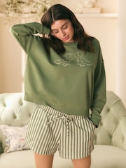 Moletom Cowgirl Bordado verde Shabby Chic by Rachel Ashwell® - Imagem 1 de 7