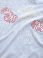 Shabby Chic by Rachel Ashwell® Blue/Pink Jersey Pumpkin Pyjamas - Image 9 of 11