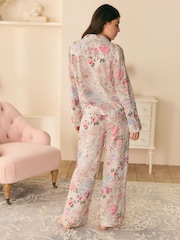 Pijama Shabby Chic by Rachel Ashwell® com estampa em patchwork e tecido duplo Button Through Pyjamas - Imagem 3 de 7