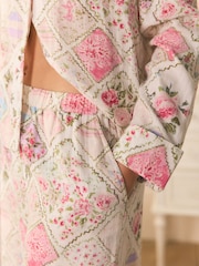 Pijama Shabby Chic by Rachel Ashwell® com estampa em patchwork e tecido duplo Button Through Pyjamas - Imagem 6 de 7